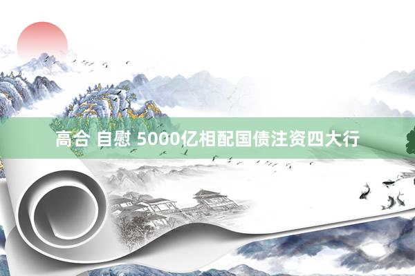 高合 自慰 5000亿相配国债注资四大行
