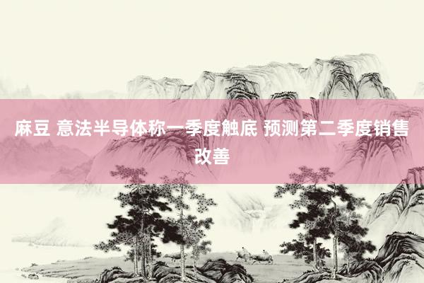 麻豆 意法半导体称一季度触底 预测第二季度销售改善