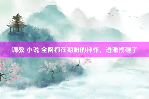 调教 小说 全网都在期盼的神作，透澈搞砸了